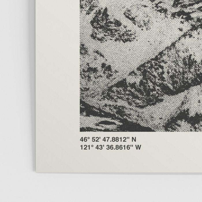 Mount Rainier Retro National Park Poster Poster Gallery Image 3