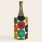 Atomic Dots Midcentury Modern Pattern in Mid Mod Colors on Cream  Wine Chiller Gallery Image 2