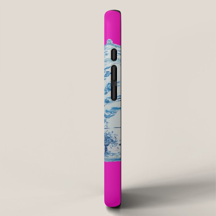 Hot Pink Blue and White Ginger Jars  iPhone Case Gallery Image 2
