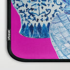 Hot Pink Blue and White Ginger Jars  Laptop Sleeve Gallery Image 3