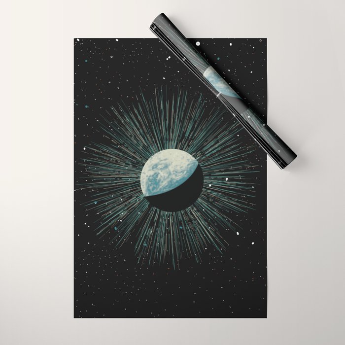 Earth Shine Wrapping Paper Gallery Image 1