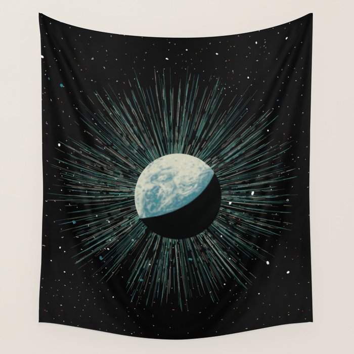 Earth Shine Wall Tapestry Gallery Image 4