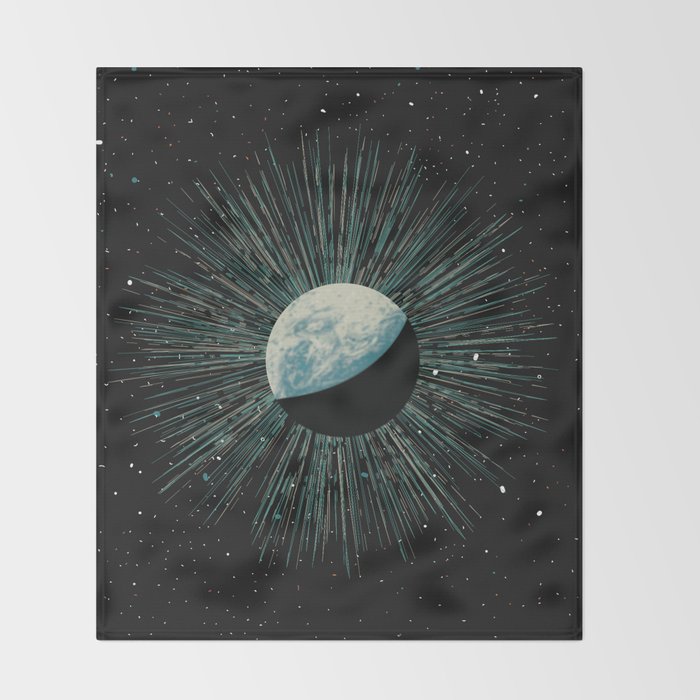 Earth Shine Throw Blanket Gallery Image 2