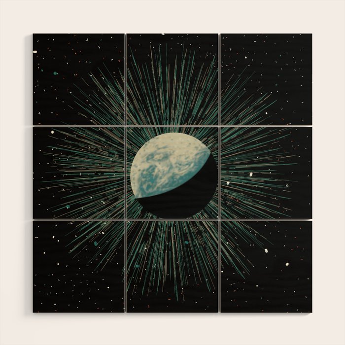 Earth Shine Wood Wall Art Gallery Image 1