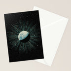 Earth Shine Stationery Card Gallery Image 2
