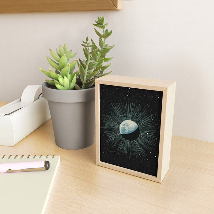 Earth Shine Mini Art Print Gallery Image 2