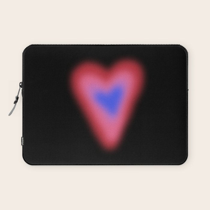 Gradient Heart  Laptop Sleeve Gallery Image 1
