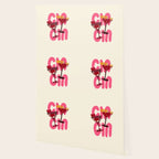 Cin Cin Heart Cocktail Illustration Wallpaper Gallery Image 2