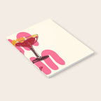 Cin Cin Heart Cocktail Illustration Notebook Gallery Image 2