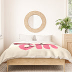 Cin Cin Heart Cocktail Illustration Duvet Cover Gallery Image 3