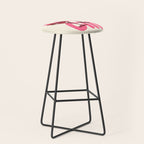 Cin Cin Heart Cocktail Illustration Stool Gallery Image 1