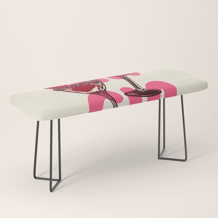 Cin Cin Heart Cocktail Illustration Bench Gallery Image 1