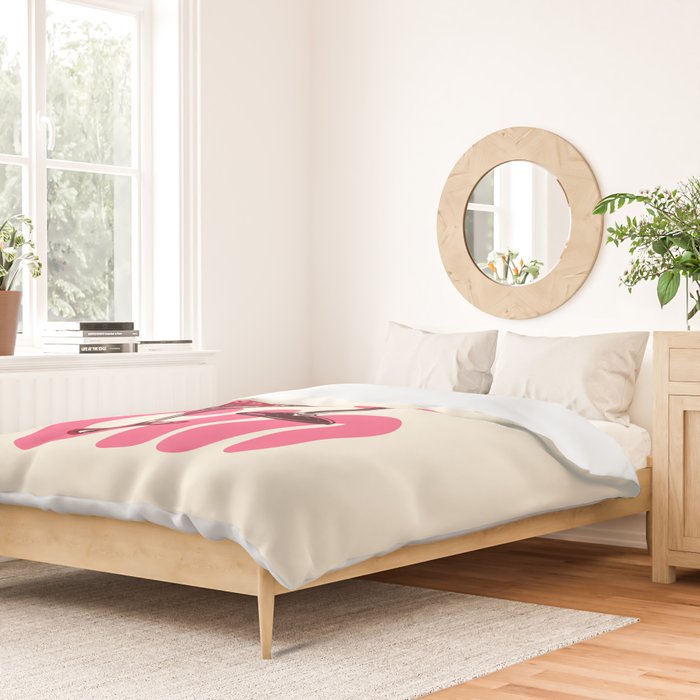 Cin Cin Heart Cocktail Illustration Duvet Cover Gallery Image 2