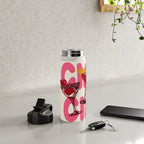 Cin Cin Heart Cocktail Illustration Water Bottle Gallery Image 4