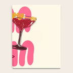 Cin Cin Heart Cocktail Illustration Notebook Gallery Image 4
