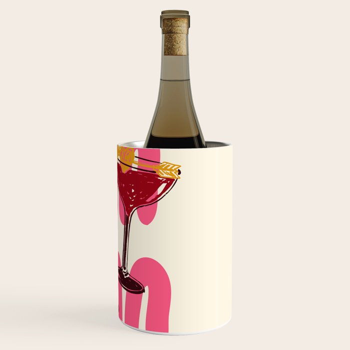 Cin Cin Heart Cocktail Illustration Wine Chiller Gallery Image 3