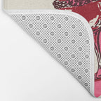Cin Cin Heart Cocktail Illustration Bath Mat Gallery Image 2