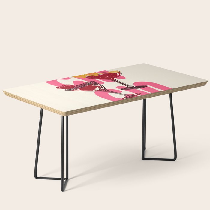 Cin Cin Heart Cocktail Illustration Coffee Table Gallery Image 1