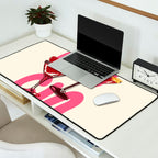 Cin Cin Heart Cocktail Illustration Desk Mat Gallery Image 2