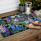 Cats Flower Garden Outdoor Rug Gallery Image 2