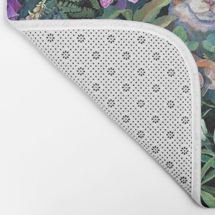 Cats Flower Garden Bath Mat Gallery Image 2