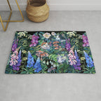 Cats Flower Garden Rug Gallery Image 1