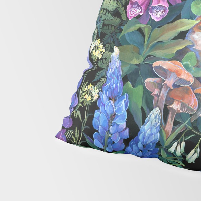 Cats Flower Garden Pillow Sham Gallery Image 4