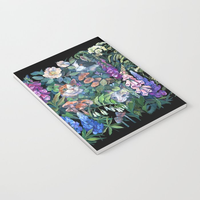 Cats Flower Garden Notebook Gallery Image 3