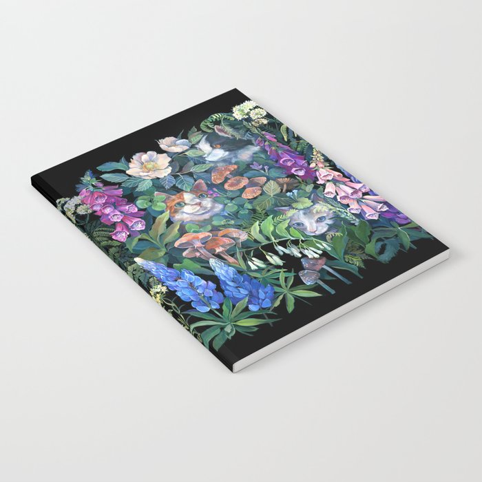 Cats Flower Garden Notebook Gallery Image 1