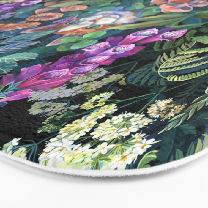 Cats Flower Garden Bath Mat Gallery Image 3