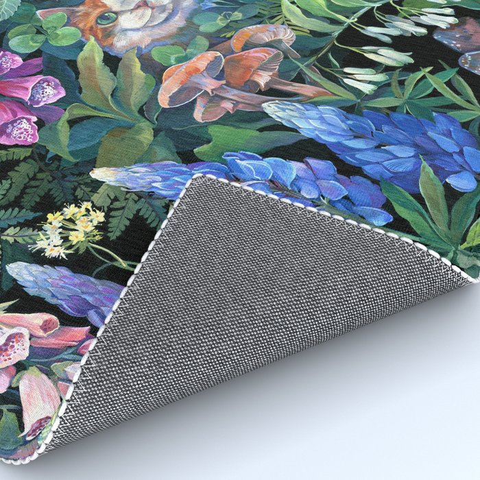 Cats Flower Garden Rug Gallery Image 4