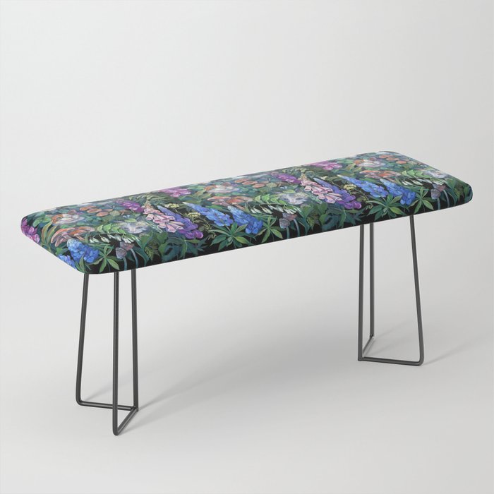 Cats Flower Garden Bench Gallery Image 1