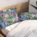 Cats Flower Garden Pillow Sham Gallery Image 2