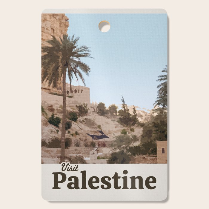 Visit Palestine Cutting Board Gallery Image 1