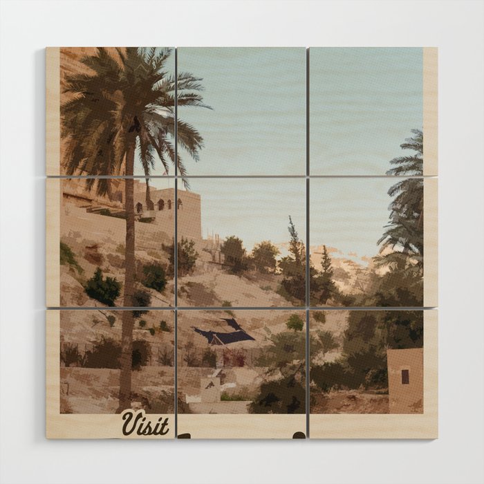 Visit Palestine Wood Wall Art Gallery Image 1