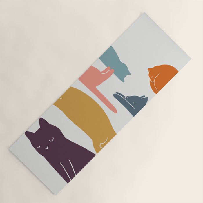 Cat Landscape 11 Yoga Mat Gallery Image 1