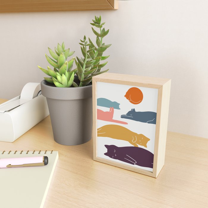 Cat Landscape 11 Mini Art Print Gallery Image 2