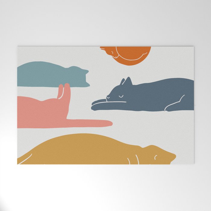 Cat Landscape 11 Welcome Mat Gallery Image 1