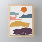 Cat Landscape 11 Mini Art Print Gallery Image 1