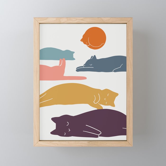 Cat Landscape 11 Mini Art Print Gallery Image 1