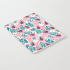 Tropical Pastel Papayas and Vibrant Palm Leaves Notebook Gallery Image 2