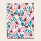 Tropical Pastel Papayas and Vibrant Palm Leaves Notebook Gallery Image 4