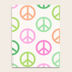 Peace Symbol - Pink & Green Notebook Gallery Image 4