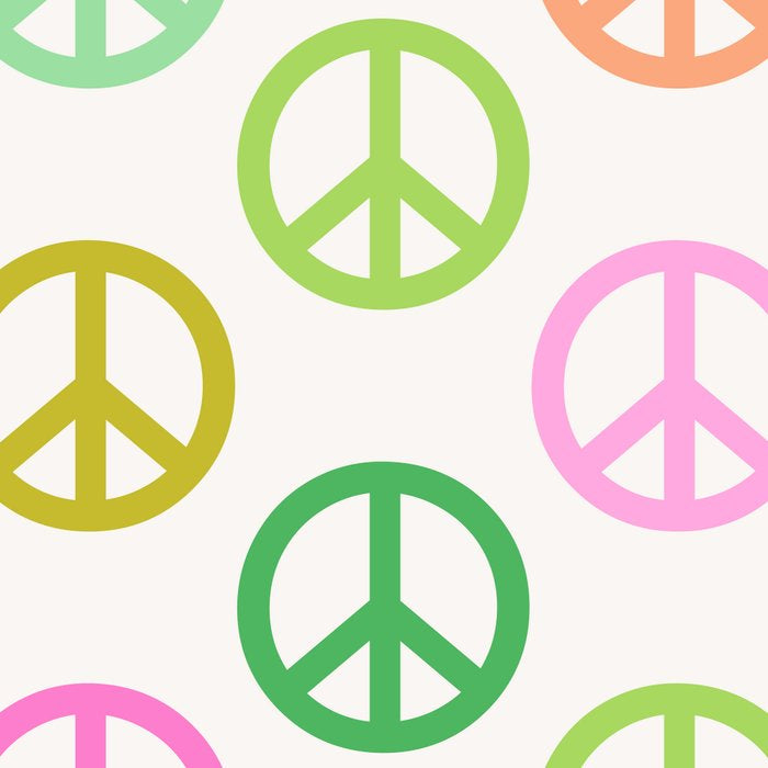 Peace Symbol - Pink & Green Coffee Mug Gallery Image 2