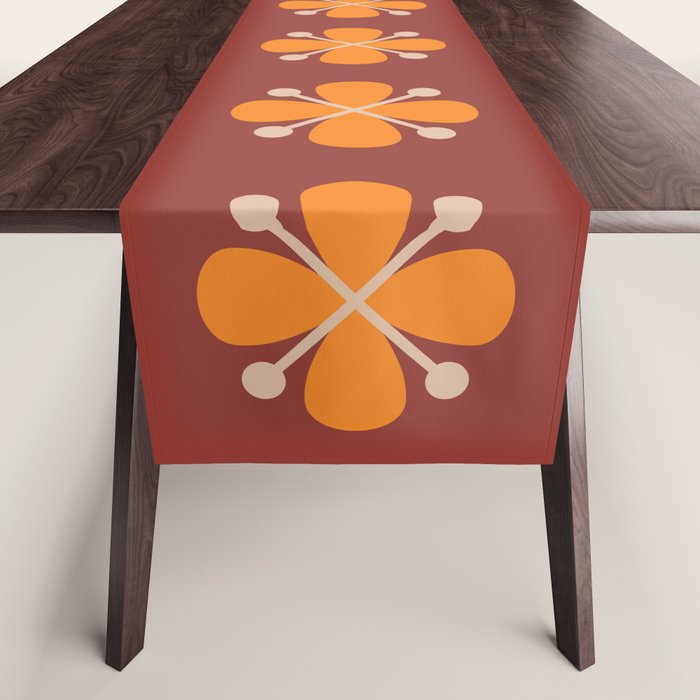 Retro Floral Burst Table Runner Gallery Image 1
