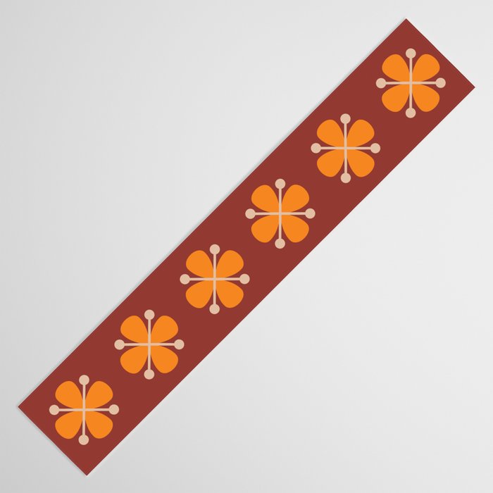 Retro Floral Burst Table Runner Gallery Image 3