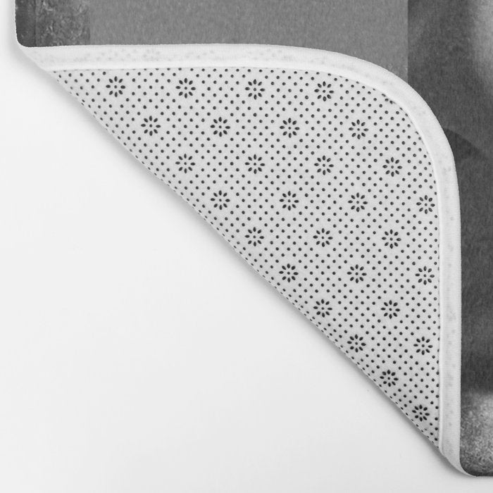 Sculpture of a Man With Shifting Patterns 1 Bath Mat Gallery Image 2