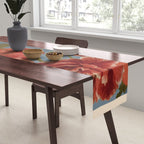 Poppies in Vase 1 Table Runner Gallery Image 2