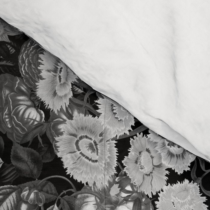 Black and White Floral Pattern Comforter Gallery Image 4