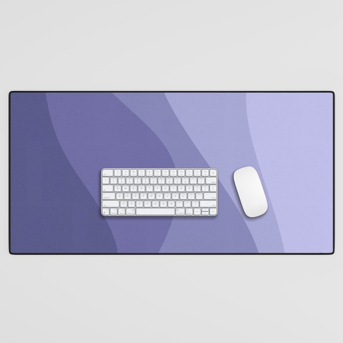 Abstract Color Waves Very Peri Desk Mat Gallery Image 1
